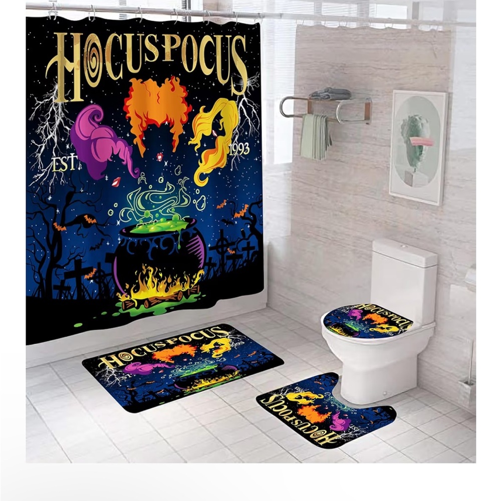 Hocus Pocus 4 Piece Bathroom Set